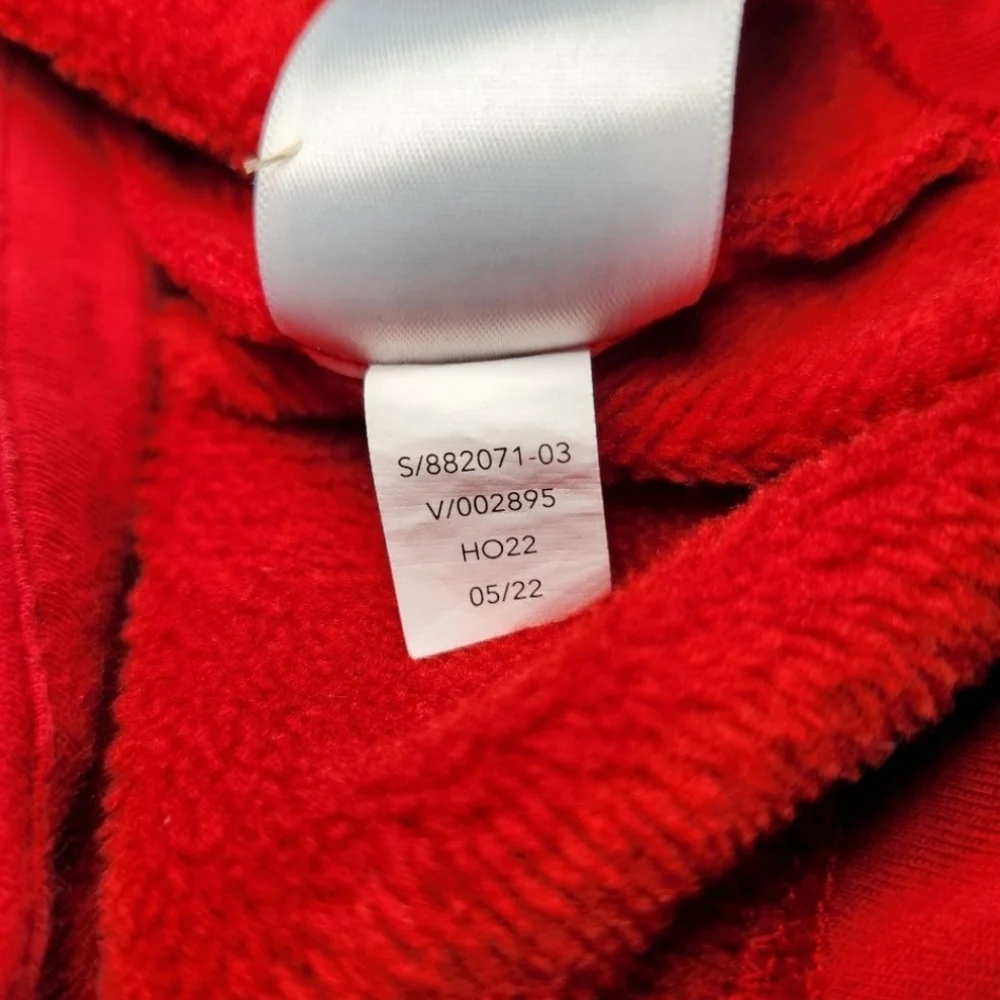 Athleta Cozy Karma Red Mock Neck Oversize Mini Sweatshirt Dress - Picture 11 of 11